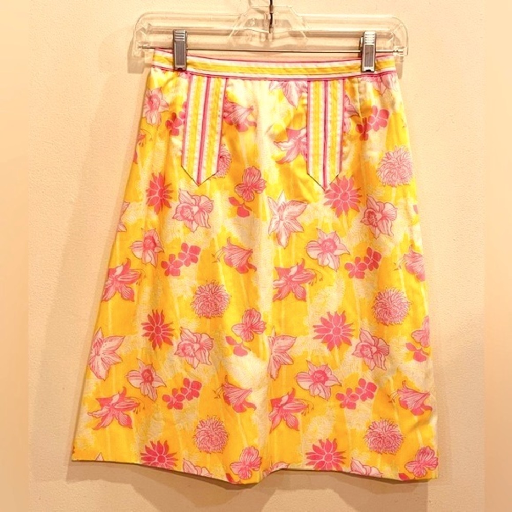 Vintage Lilly Pulitzer Sportswear Division Floral Skirt